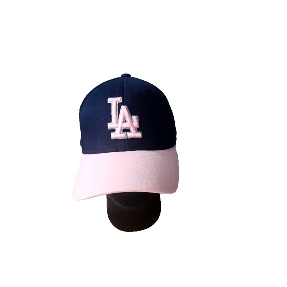 Los Angeles MLB LA DODGERS Diamond Structured Ball‎ Cap. Blue, Pink One Size